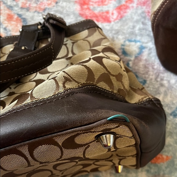 REHAB Vintage Coach Brown and Patchwork Shoulder Bags - Picture 8 of 14